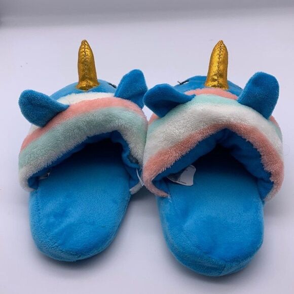 Unicorn Plush Slippers Girls - Picture 3 of 4